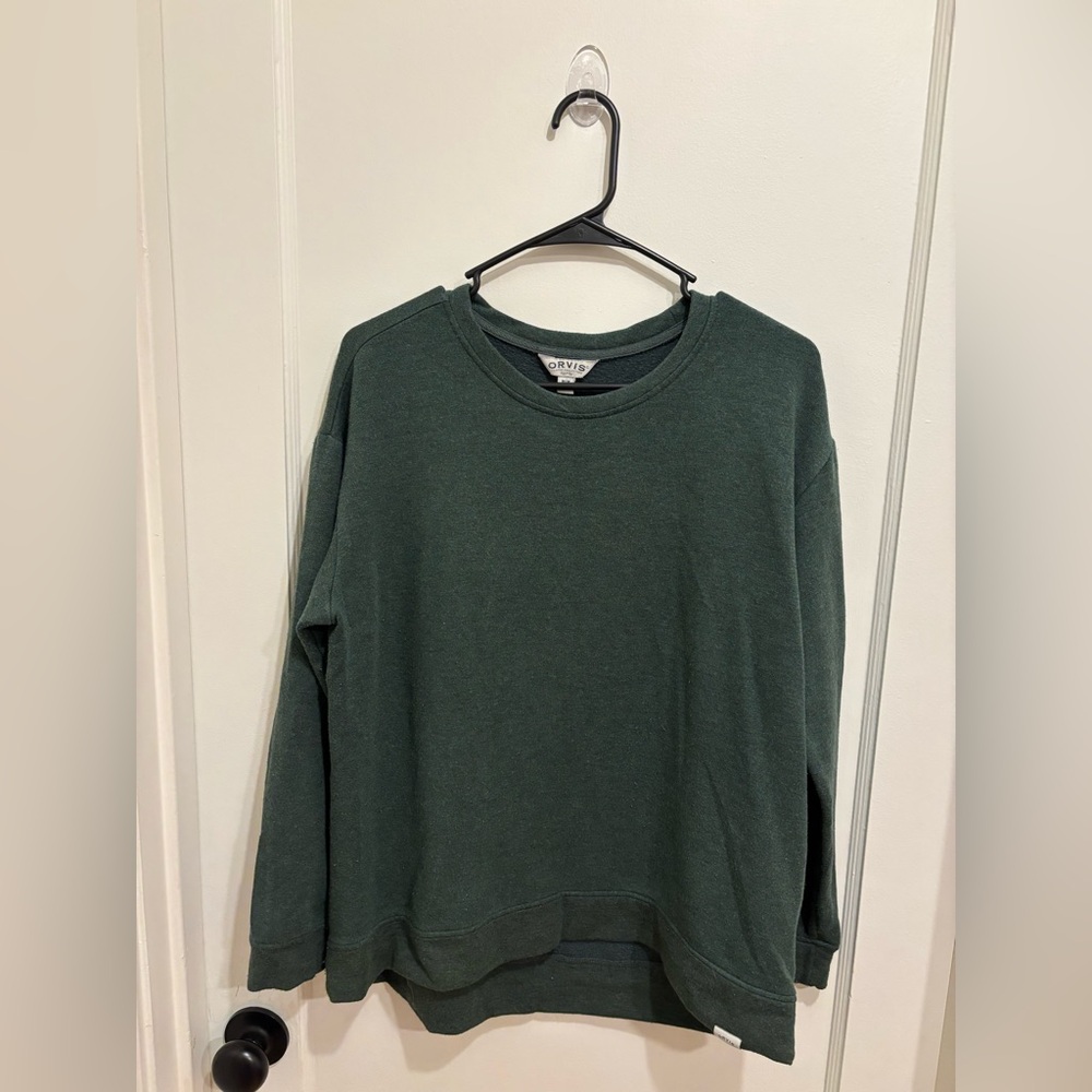 Orvis Forest Green Classic Crewneck